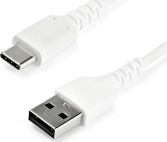 Kabllo USB StarTech.com, USB A në USB-C, 1m, 3A, e bardhë