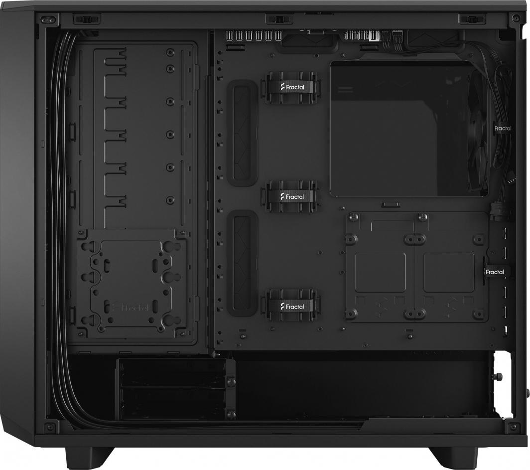 Kasë Fractal Design Meshify 2 TG Dark Tint, e zezë, Midi Tower
