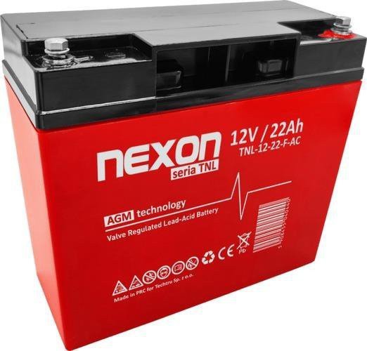 Bateri AGM Nexon TNL 12-22-AD, 12V, 22Ah, gri