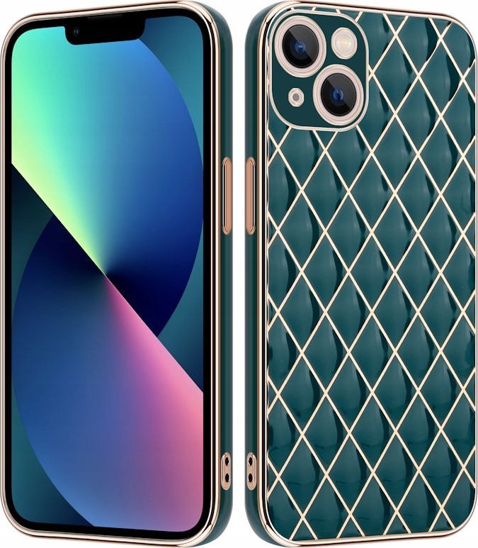 Këllëf telefoni Maxximus MX Luxury për Samsung A72 5G, dark green, jeshile e errët
