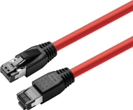 Мрежен кабел MicroConnect CAT8.1 S/FTP, 7.5m, црвен LSZH