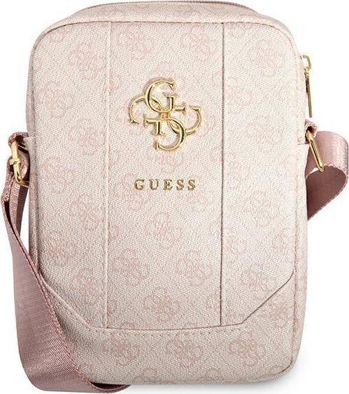 Çantë tableti Guess 4G Uptown GUTB8G4GFPI, 8", lëkurë eko, rozë