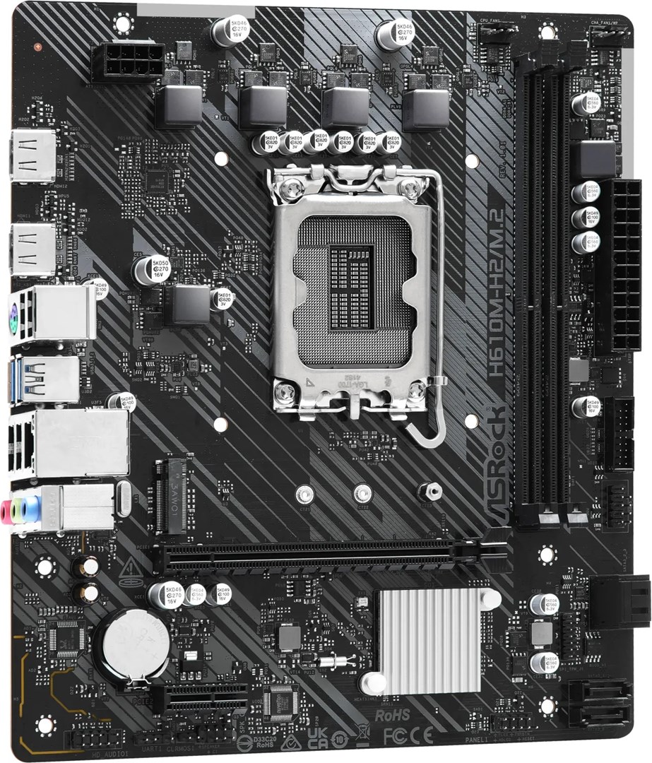Pllakë amë ASRock H610M H2 M.2, LGA1700, DDR4