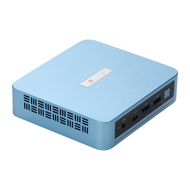 Mini PC Peladn WI-6 N100, 16GB RAM, 512GB SSD, blu
