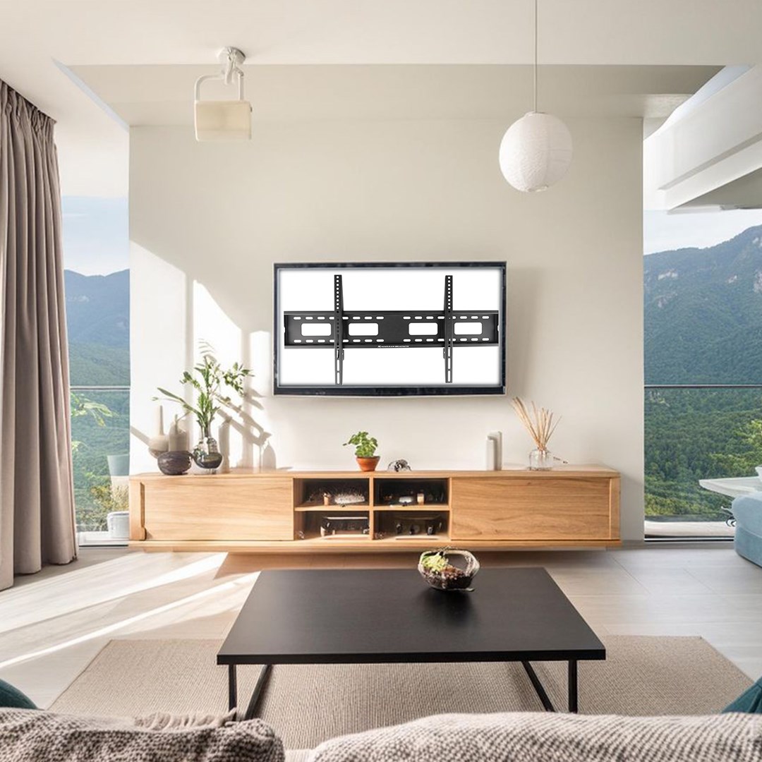 Mbajtëse muri për TV Maclean MC-420, 43-120", e zezë