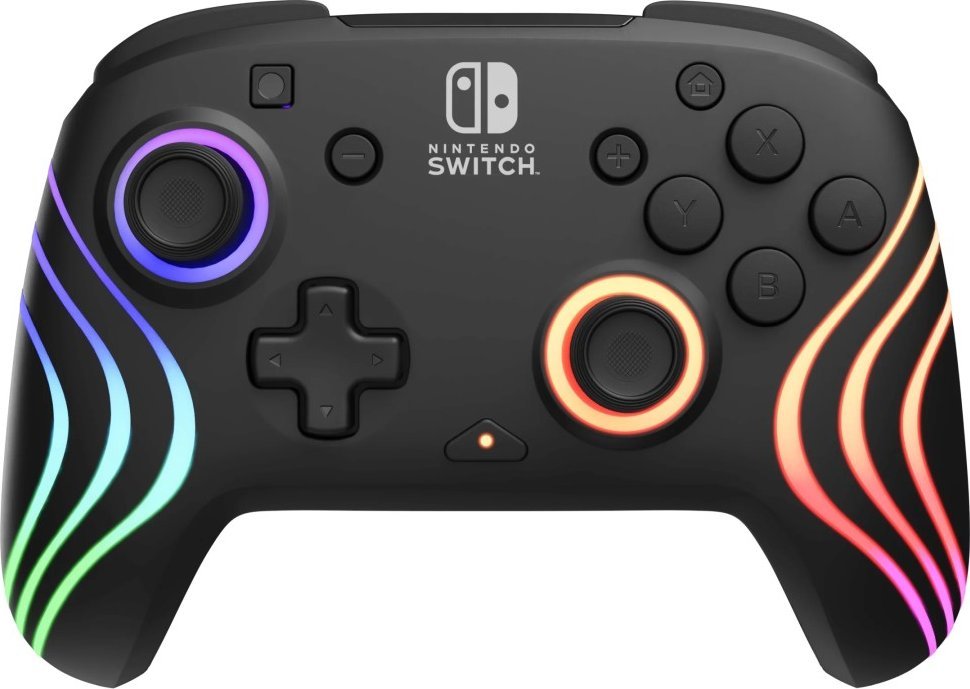 Gamepad Nintendo PDP Afterglow Wave, wireless, RGB, i zi
