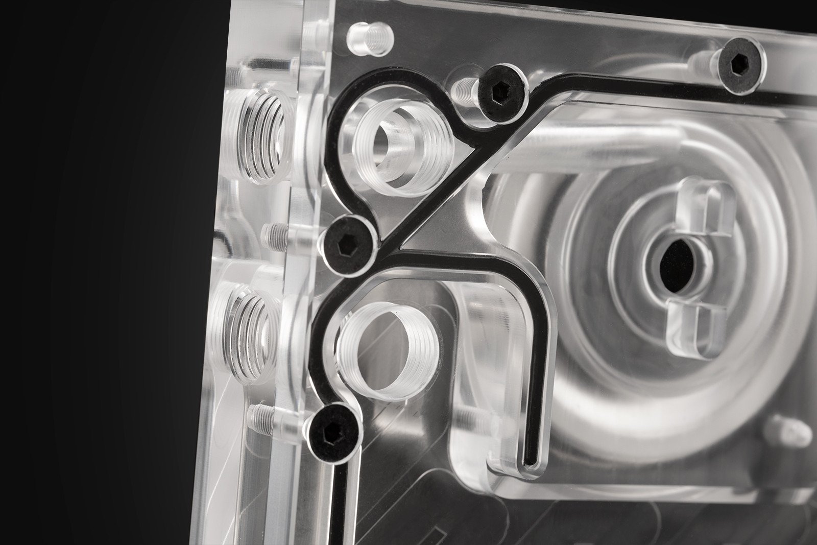 Pompë me rezervuar PC EK Water Blocks EK-Quantum Kinetic3 FLT 240, D5, D RGB, plexi