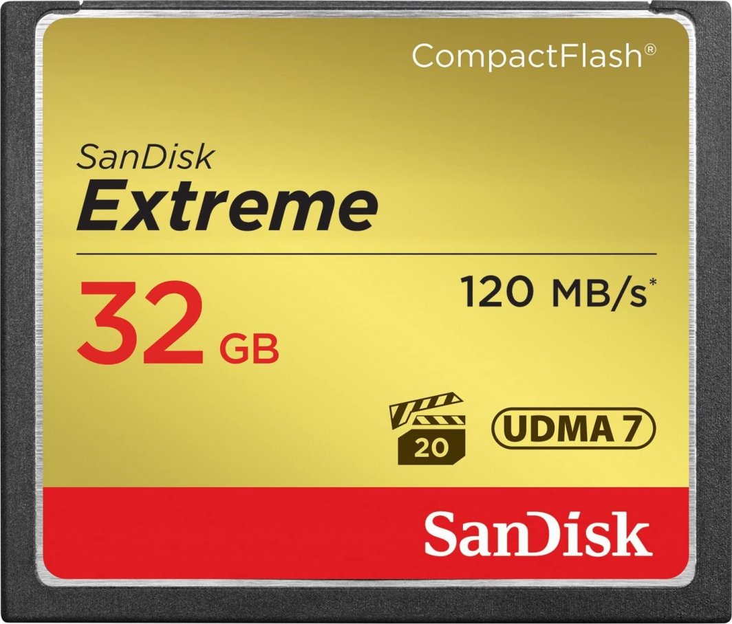 Kartë memorie SanDisk Extreme Compact Flash, 32 GB