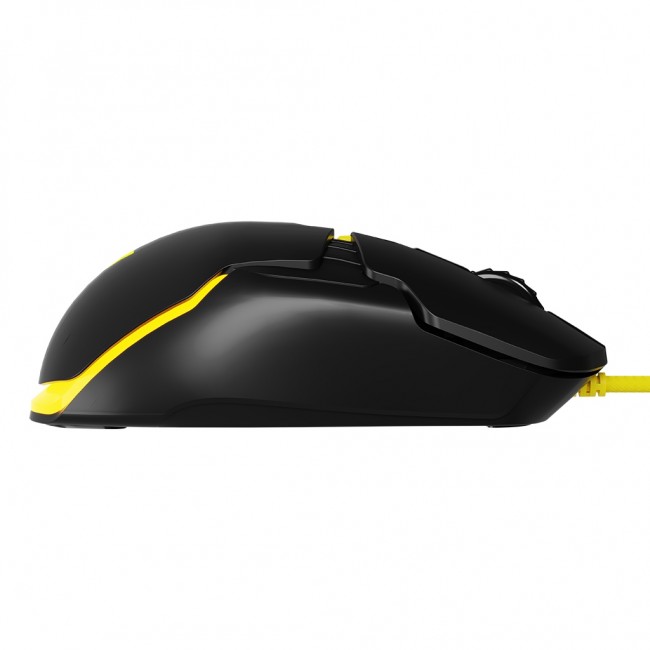 Maus gaming MODECOM Volcano Jager, optik, me kabllo, i zi