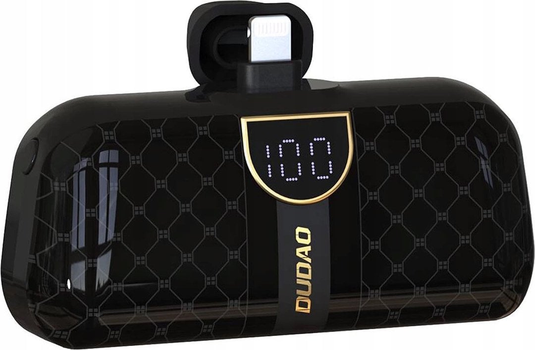 Powerbank Dudao K20SL, 5000mAh, USB C dhe Lightning, i zi