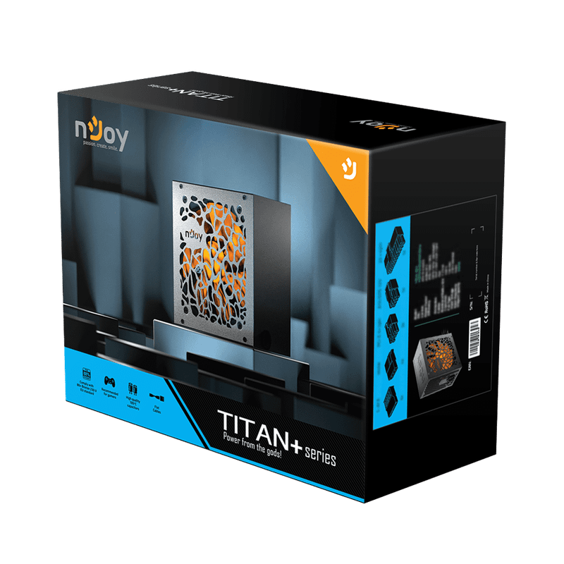 Furnizues I rrymës nJoy Titan+ 650 - 650W - 80 PLUS Bronze