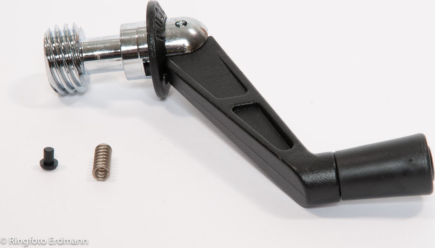 Dorezë për tripod Manfrotto R161,39, për stativ 075, me mekanizëm crank, e zezë