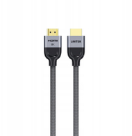 Kabllo HDMI Unitek 2.1 LUX Braid, 1m, 8K, i zi