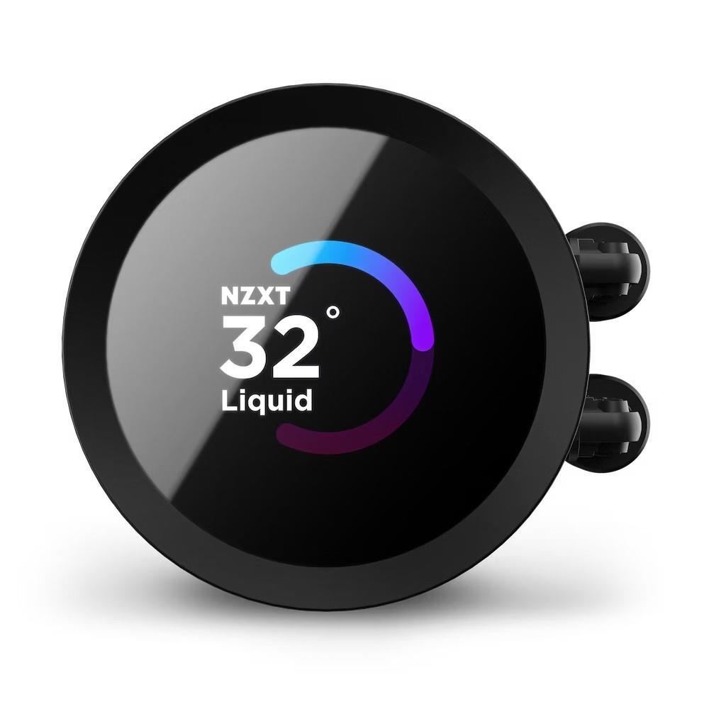 Ftohës uji për procesor NZXT Kraken 360 RGB, radiator 360 mm, ekran LCD 1.54", i zi