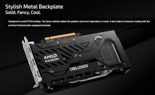 Kartë grafike ASRock Challenger Radeon RX 9060 XT, 16GB GDDR6, PCI Express 5.0 x16