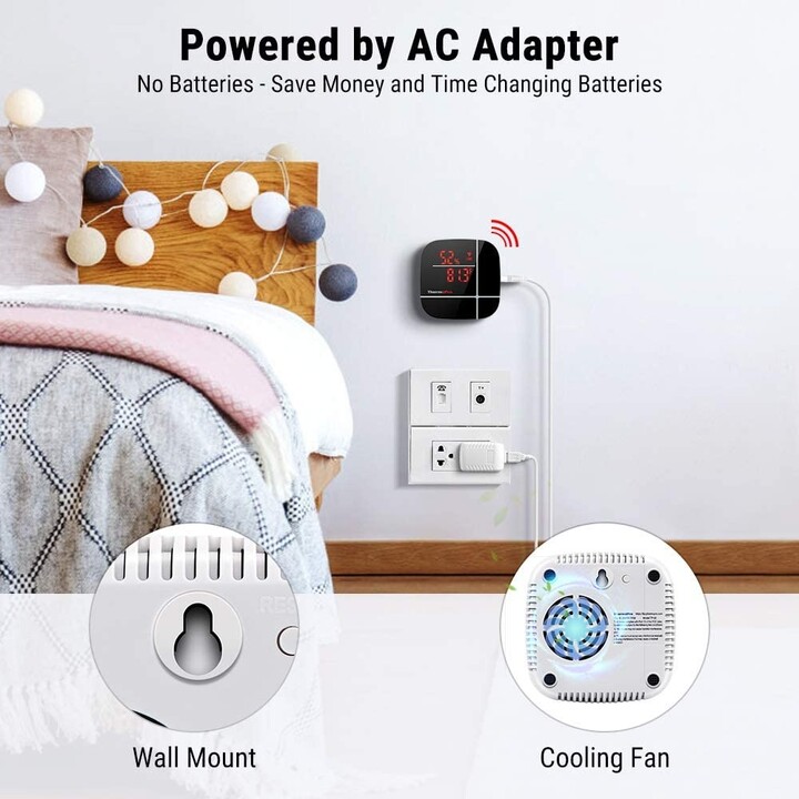 Termometër ThermoPro TP90, i zi