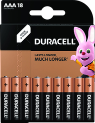 Set bateria Duracell Basic AAA / R03, 18 copë