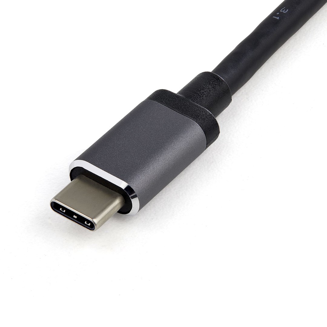 Përshtatës shumëportësh Startech, USB-C, HDMI/VGA, 100W, i hirtë