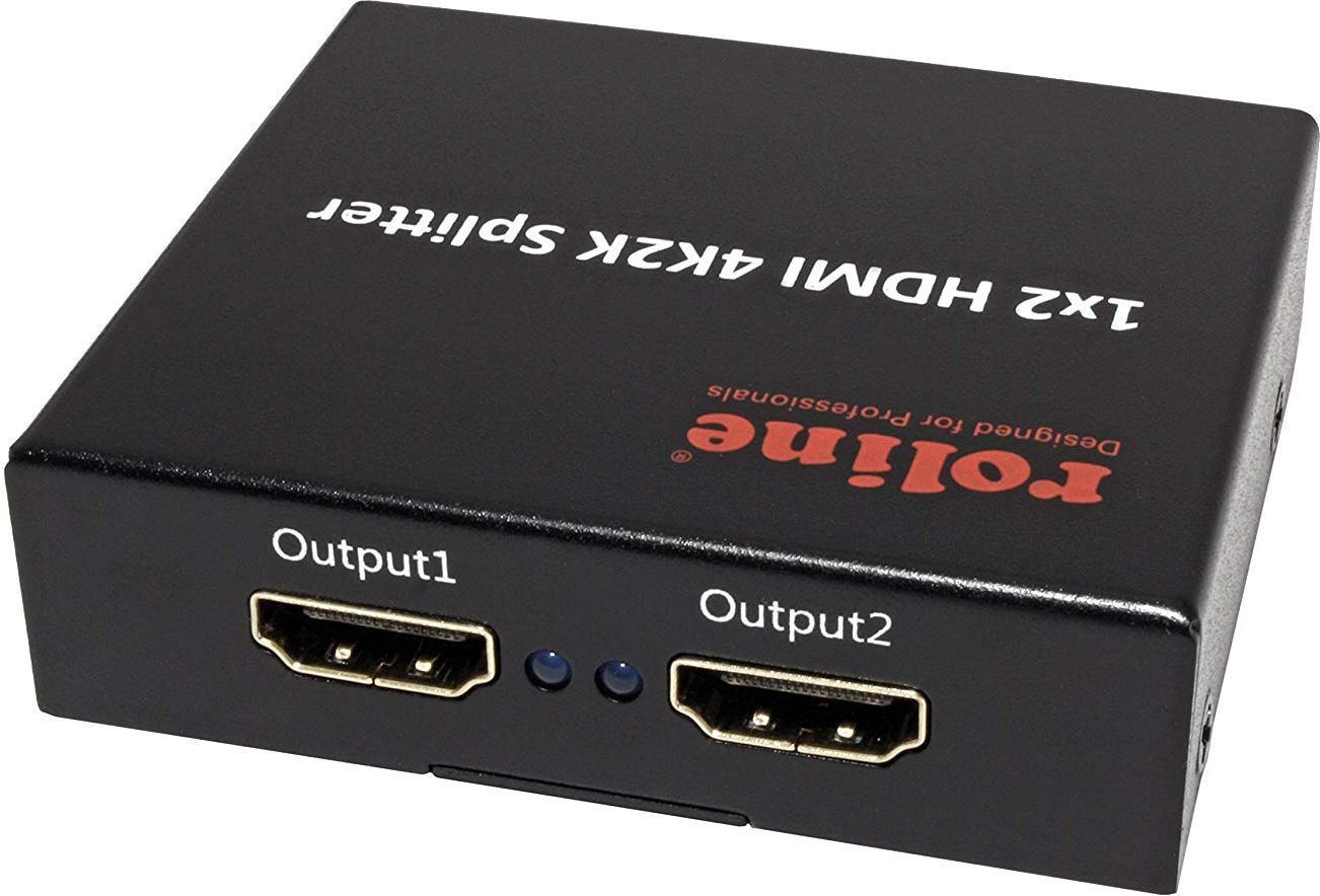 Ndarës video audio Roline 14.01.3555, 2x HDMI, 4K, desktop