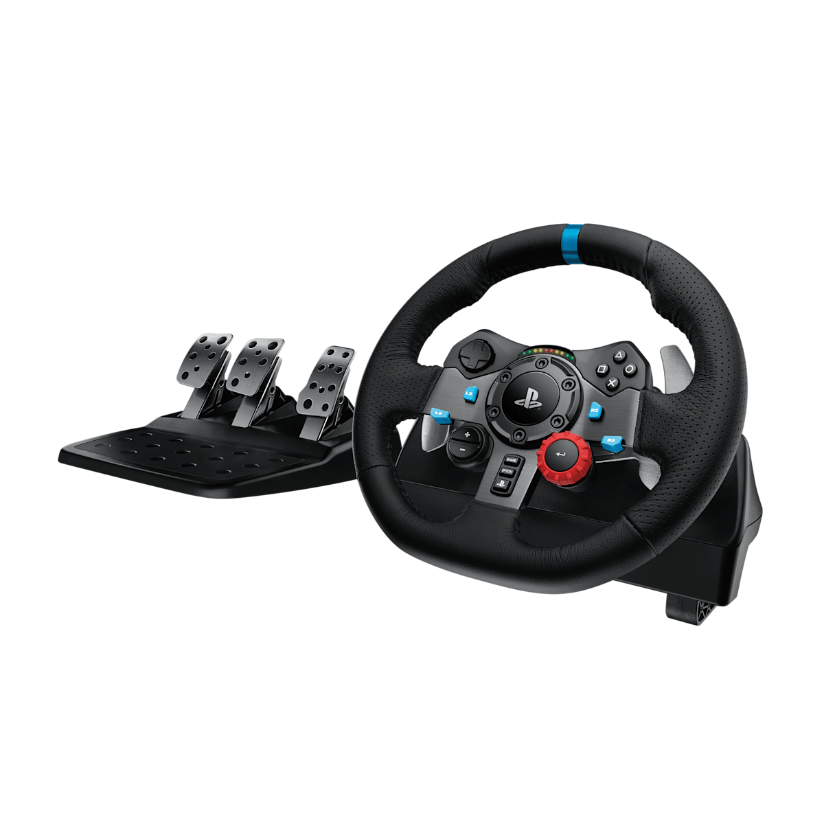 Timon Gaming Logitech G29 Driving Force – force feedback, rrotullim 900°, pedale, për PS5 / PS4 / PC