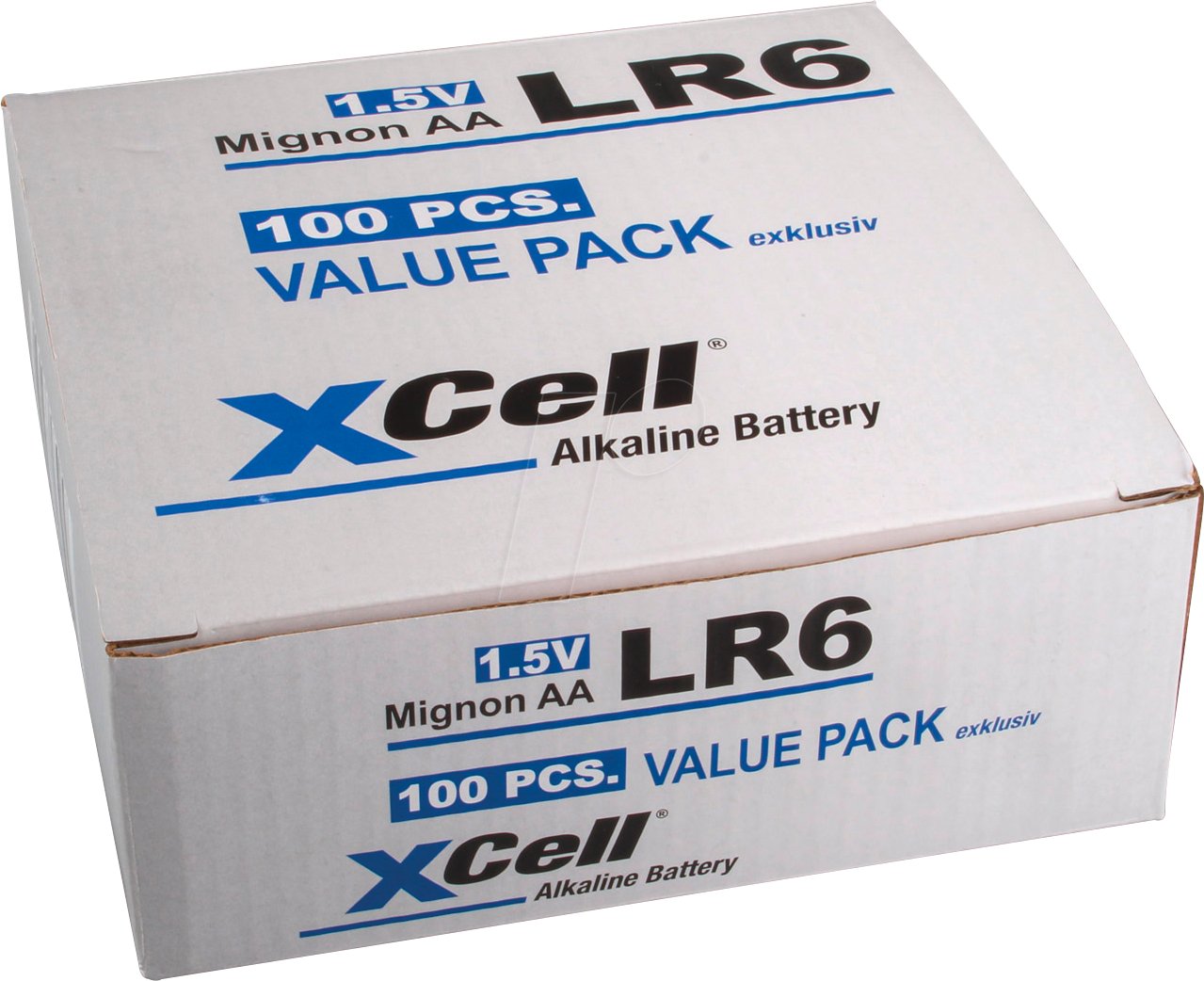 Bateri alkaline XCell Mignon AA, 1.5V, paketim 100 copë