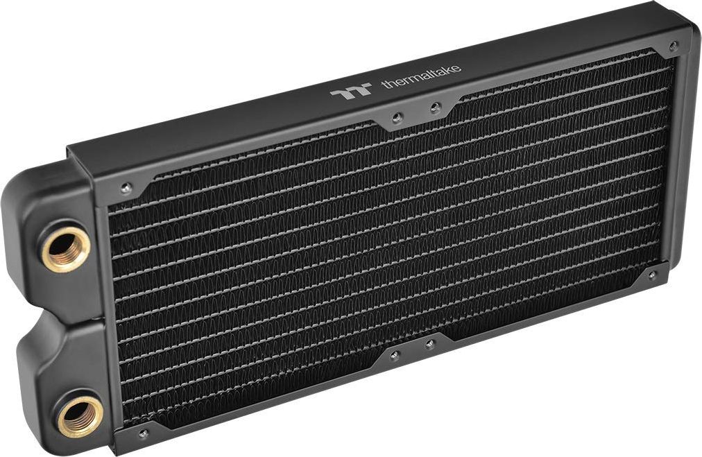 Radiator ftohës PC Thermaltake Pacific C240, 240mm, për ventilatorë 120mm, i zi