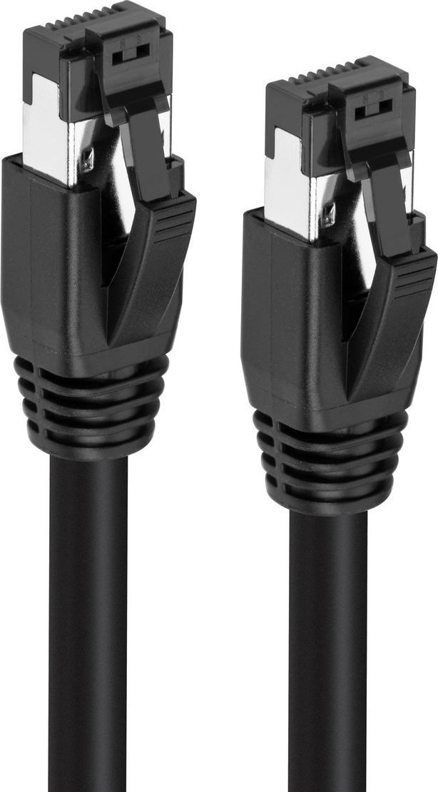 Мрежен кабел MicroConnect CAT8.1 S FTP, 10m, LSZH, црн