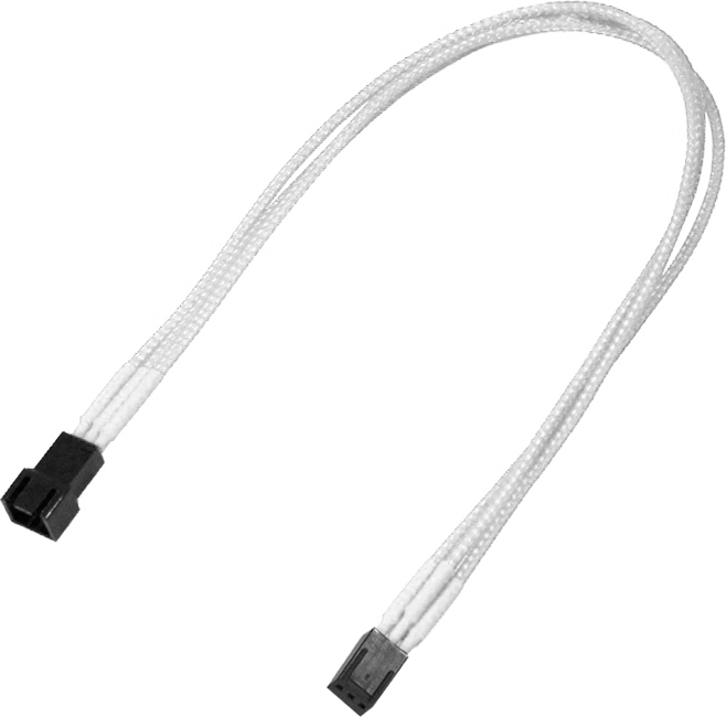 Kabllo Nanoxia 3-pin - 3-pin, 0.3m, e bardhë