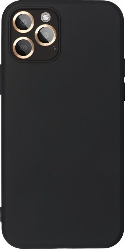 Futeri silikoni Futera për Apple iPhone 15 Plus, soft touch, e zezë