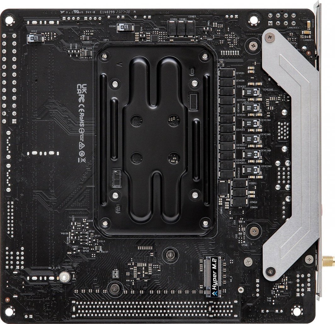 Pllakë amë ASRock B650I, AMD B650, Socket AM5, 2 slota, Bluetooth, Wi-Fi 6, Mini ITX
