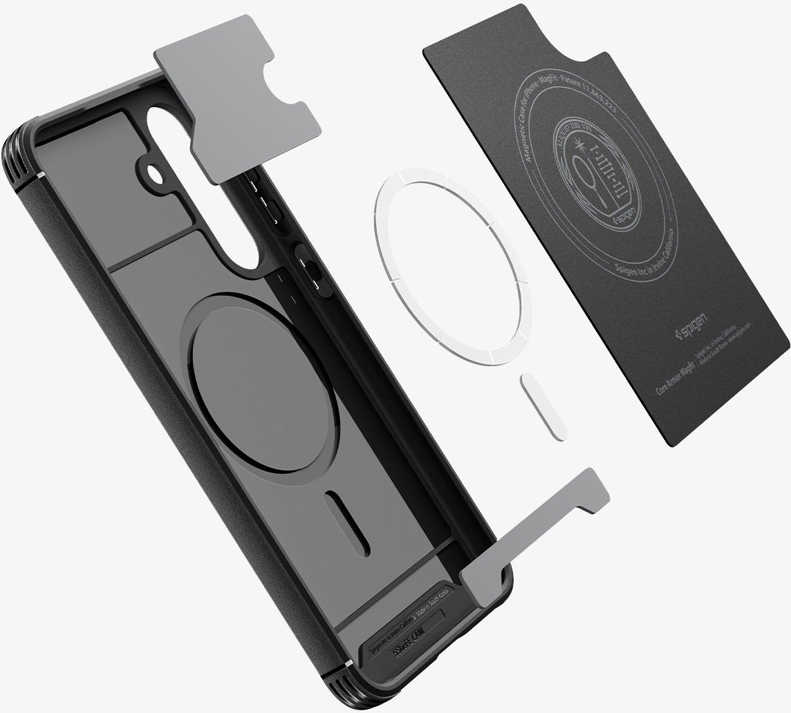 Футрола за телефон Spigen Core Armor за Samsung Galaxy S25 FE, отпорна на удари, црна