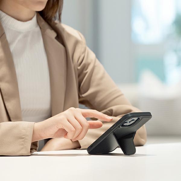 Mbështjellëse UNIQ Transforma për iPhone 13, e zezë