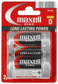 Bateri D / R20 Maxell, 2 copë
