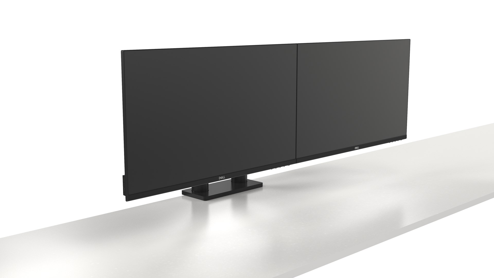 Standi për dy monitorë Dell 482-BBDL, 19"–38", VESA 100x100, deri 10 kg, i zi