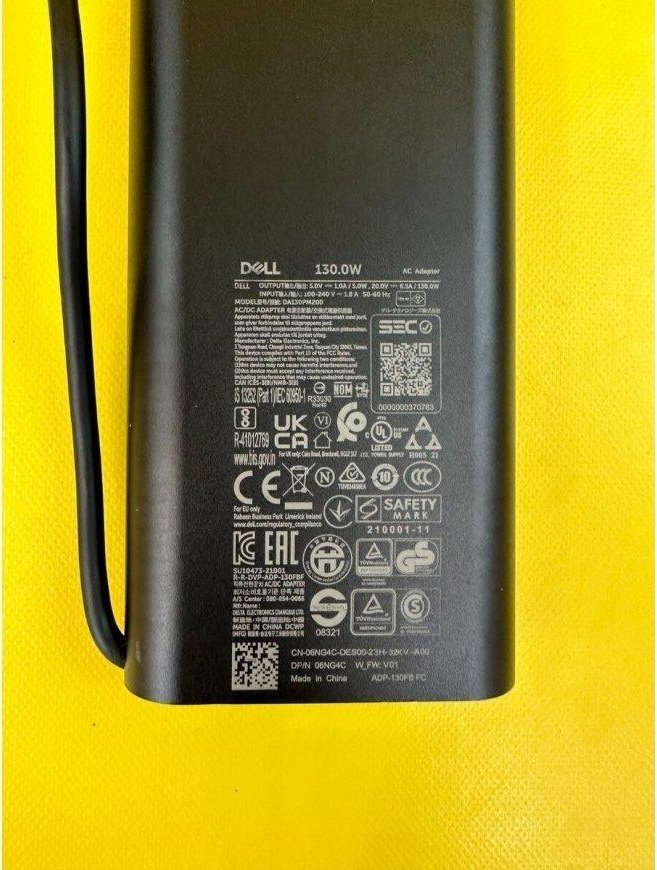 Karikues laptopi Dell 130W USB C AC Power Adapter, origjinal, i zi