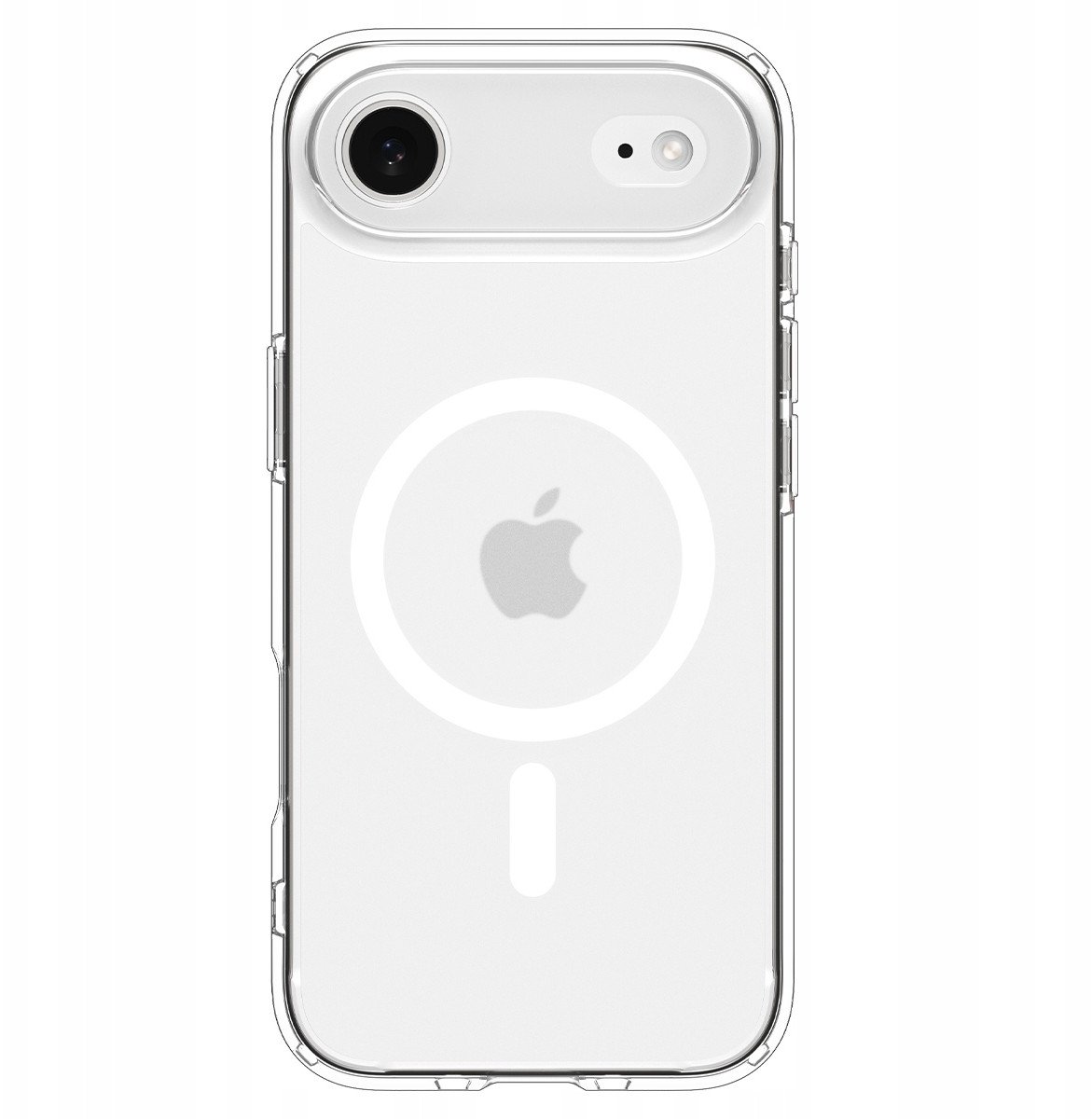 Mbulesë telefoni Spigen Ultra Hybrid MagSafe, për iPhone 17 Pro, transparente, e bardhë