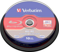 CD Verbatim 43694 BD‑RE, set 10 copë, 25 GB