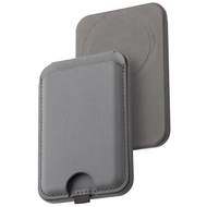 Dviced Leather MagSafe Foldable Cardholder And Stand, Grey