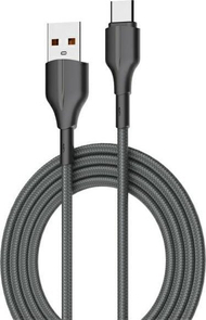 Kabllo USB Beline BLNCBC02, USB A në USB C, 2m, 25W, i zi