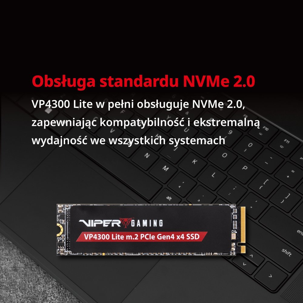 Disk SSD Patriot VP4300 Lite, 2TB, M.2 2280 PCI-E x4 Gen4 NVMe