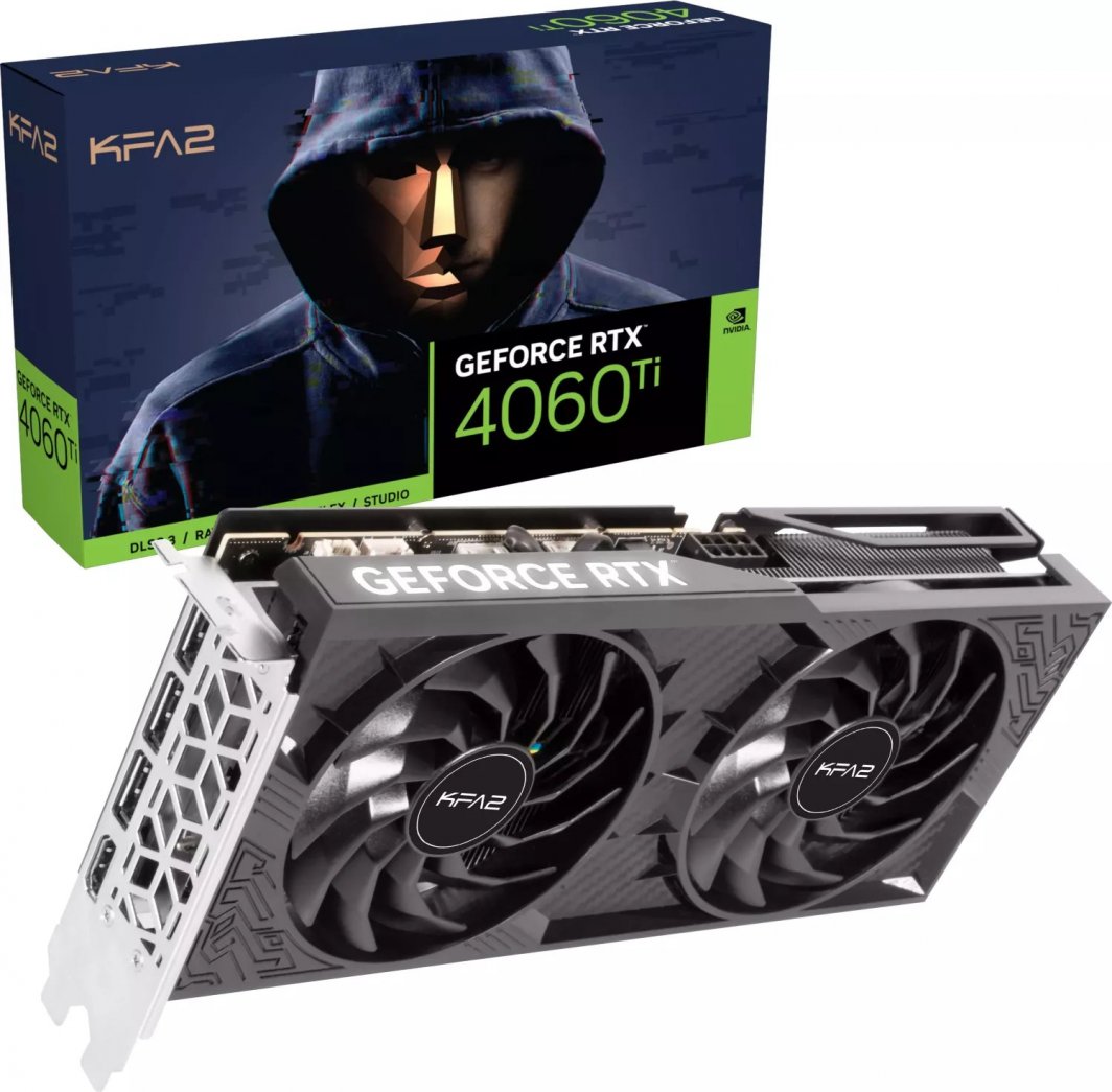 Kartelë grafike KFA2 GeForce RTX 4060 Ti 1-Click OC 8GB GDDR6