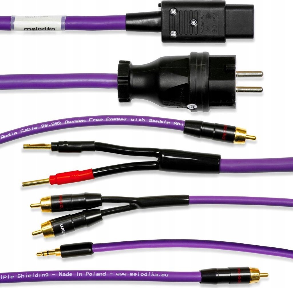 Kabllo energjie Melodiya MDP10G, 1m, 3x2.5mm², i zi