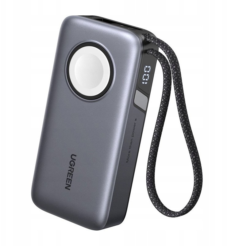 Karikues portativ UGREEN PB527, 10000 mAh, 30W, gri