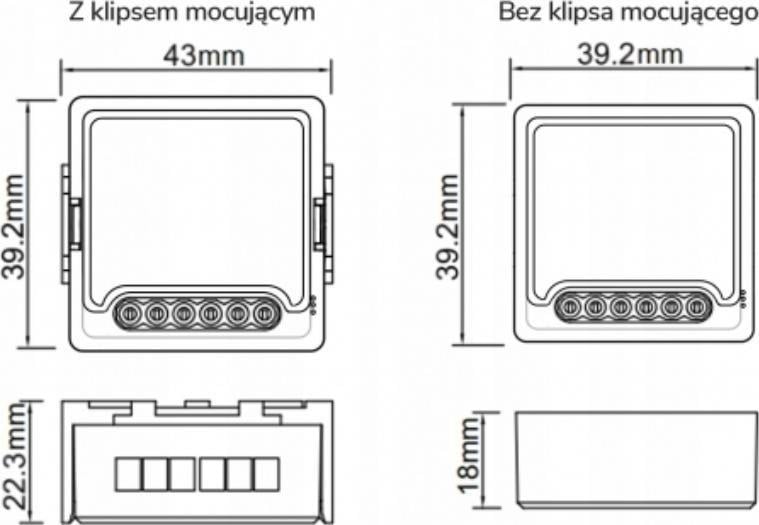 Modul rele inteligjent OXT Mini, 1 qark pa N, ZigBee TUYA