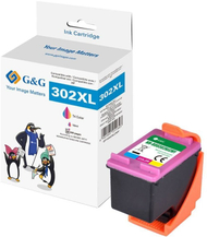 Patron boje G&amp;G GP-H302XLCMY 302XL, trefish me ngjyra, kapacitet XL