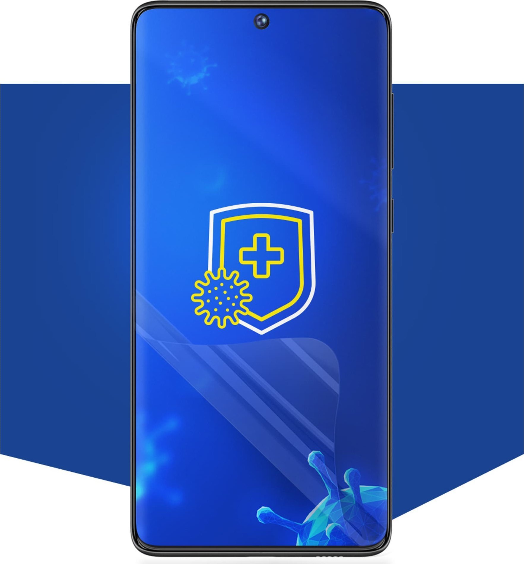 Folie mbrojtëse 3mk SilverProtection Plus për Huawei Nova Y91, antimikrobike, vetë rigjeneruese, transparente