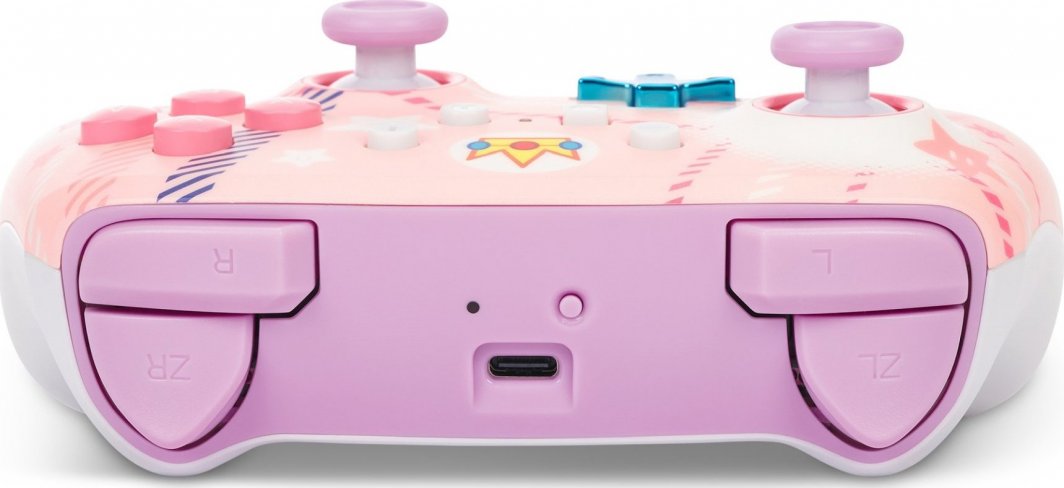 Kontroller PowerA  Enhanced Princess Peach Plaid, wireless, shumëngjyrësh