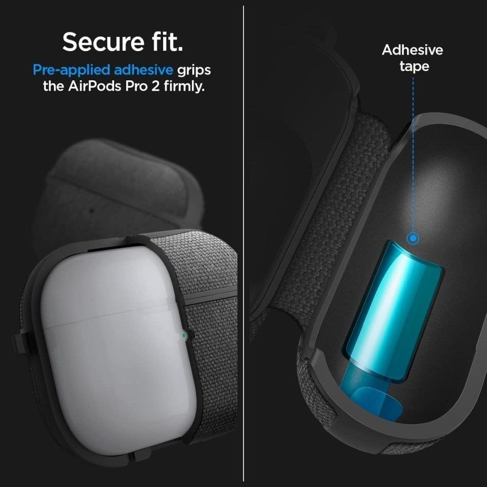 Mbulesë Spigen Urban Fit për Apple AirPods Pro 1 2, e zezë