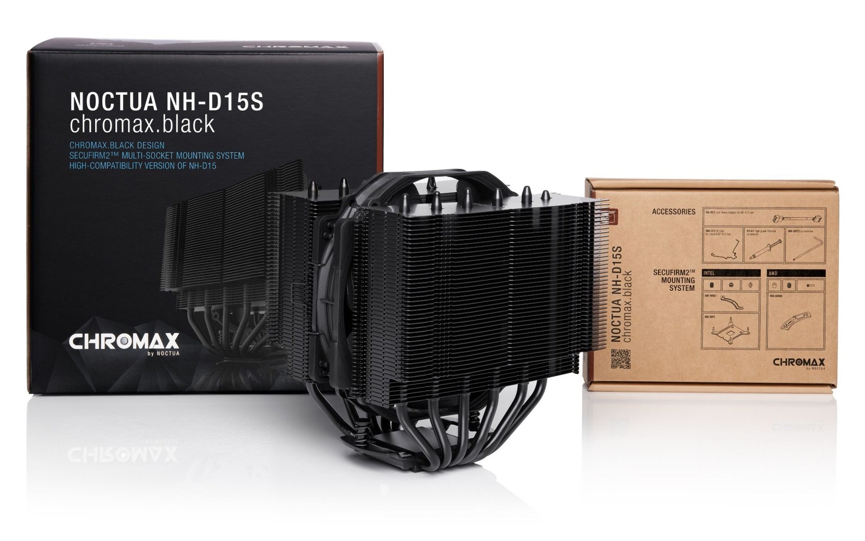 Ftohës për procesor Noctua NH-D15S, 14 cm, i zi