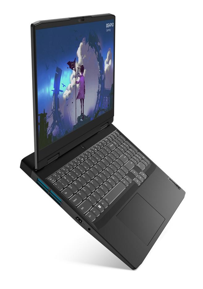 Laptop Lenovo IdeaPad Gaming 3, 15.6", Intel Core i5, 16GB RAM, 512GB SSD, NVIDIA GeForce RTX 3050, i hirtë i errët